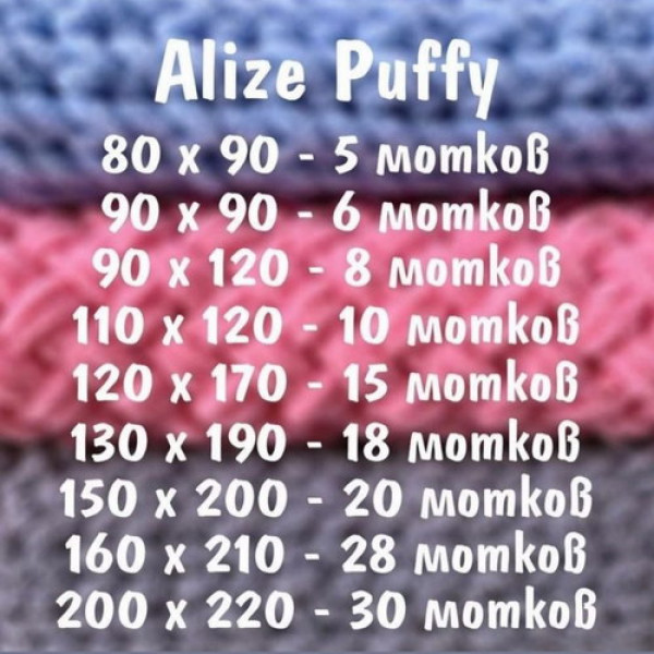 Пряжа ALIZE Puffy