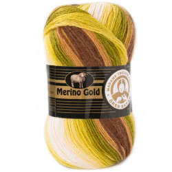 Купить Пряжа MADAME TRICOTE Merino Gold Batik