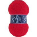 Купити NAKO Mohair Delicate 6150 Яскраво-червоний