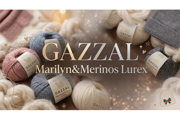 Новинка в асортименті — Gazzal Marilyn&Merinos Lurex!